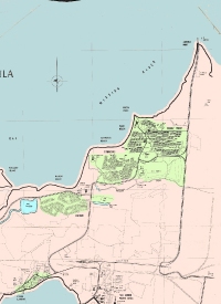 A partial map of the Weipa Peninsular, 1984.